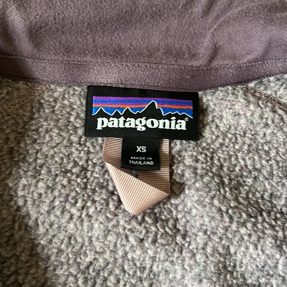 Women’s Patagonia 1/4 Zip Better Sweater, Heather Lavender, Size XS. - Picture 3 of 4